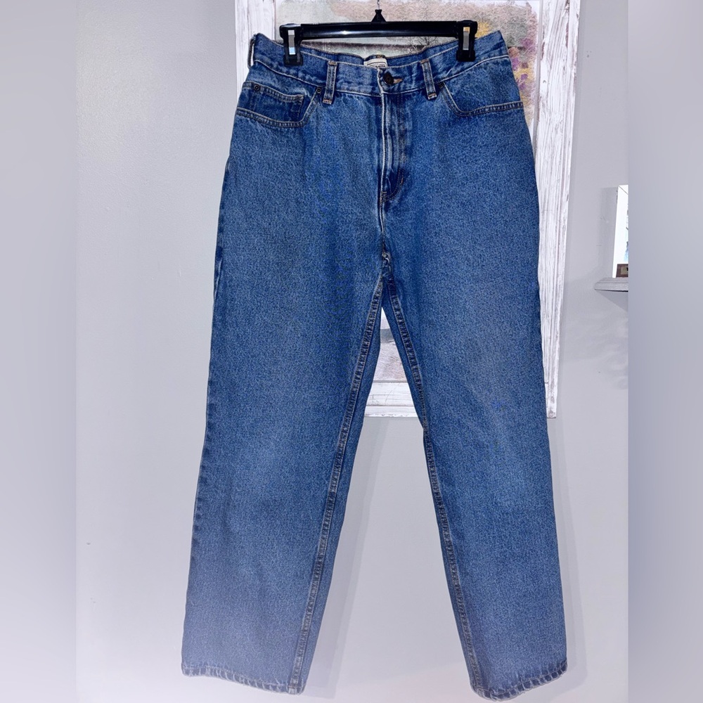 Schmidt Workwear Men's Blue Jeans Relaxed Fit Rugged 33X32